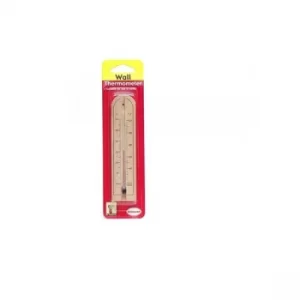 Image of Brannan Short Wall Thermometer Wood