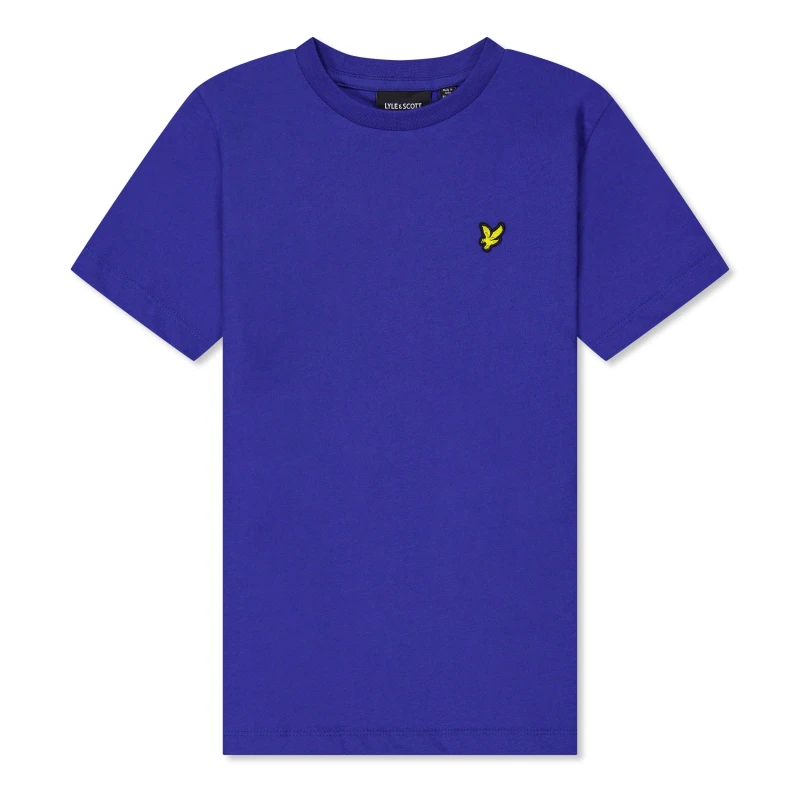 Image of Lyle and Scott Lyle and Scott Classic T-Shirt Juniors - Blue 13 - 14 Years Male
