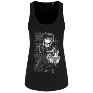 Image of Tokyo Spirit Womens/Ladies Oka Monochrome Vest Top (XXL) (Black)