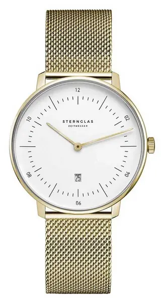 Image of STERNGLAS S01-ND02-MI07 Naos XS Quartz (33mm) White Dial / Watch
