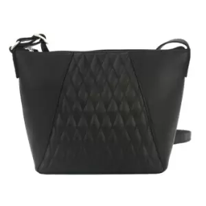 Image of Eastern Counties Leather Womens/Ladies Alegra Quilted Handbag (One size) (Black)