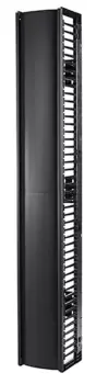 Image of Valueline Vertical Cable Manager - Black - 30.5cm (12") - 305mm - 287mm - 2134mm - 9.23 kg