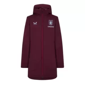 Image of Castore Aston Villa Long Jacket Juniors - Purple