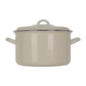 Image of Premier Housewares Extra Large Casserole Dish - White Enamel