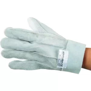 Image of Chrome Leather Double Palm Gloves Pair