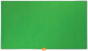 Image of Nobo Notice Board Felt Green 188 x 106 cm