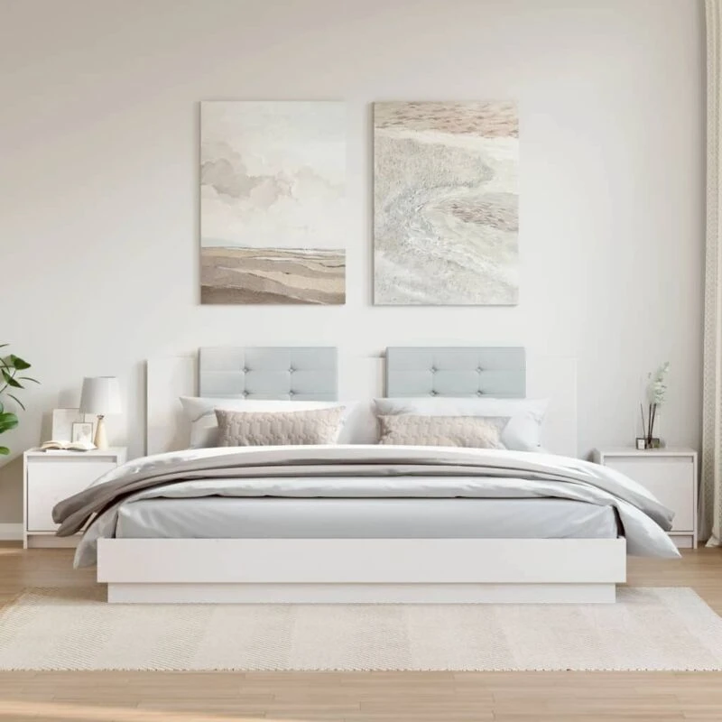 Image of VIDAXL Bedside Cabinets 2 pcs White 40x30.5x40cm Solid Pinewood Vidaxl 8720286608166