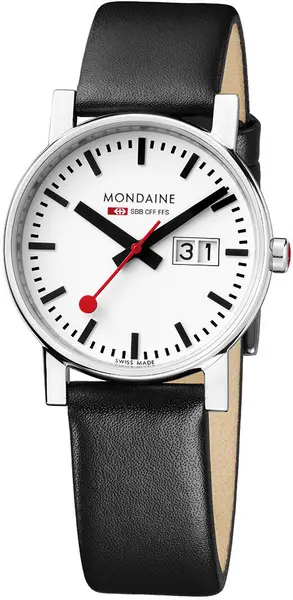 Image of Mondaine Watch Evo Big Date - White MD-013