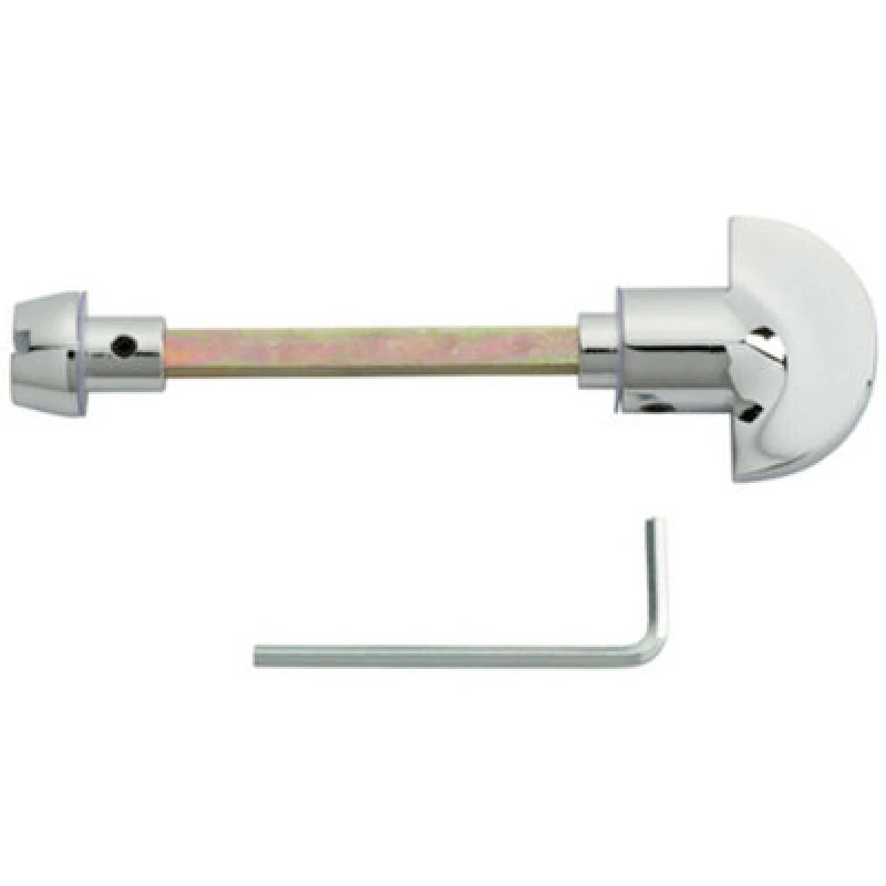 Image of Loops Spare Slim Thumbturn Lock and Release Handle 80mm Spindle Polished Chrome Multi unisex