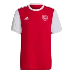 Image of adidas Arsenal 3-Stripes T-Shirt Mens - Red