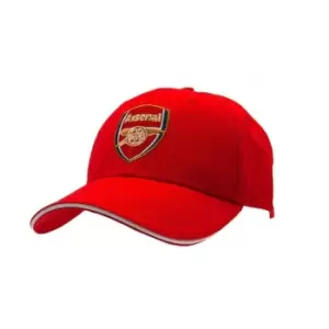 Image of Arsenal FC Adult Super Core Baseball Cap (One Size) (Red)