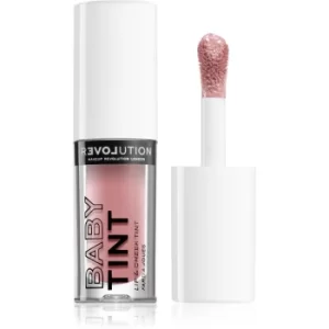 Image of Revolution Relove Baby Tint Liquid Blusher and Lip Gloss Shade Rose 1,4ml