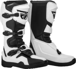 Image of FLY Racing Maverik Boot White Black US 9