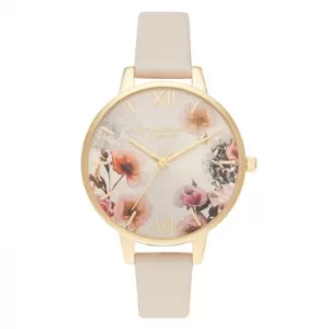 Image of Olivia Burton Sunlight Floral Nude Vegan Leather Strap Watch