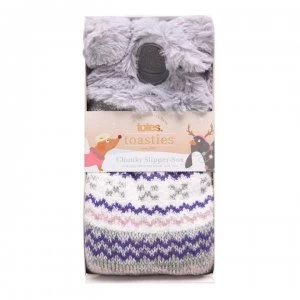 Image of Totes Totes Novelty Chunky Socks - Koala