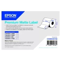 Image of Epson C33S045722 Original White Premium Matte Labels 102mm x 51mm (2310 Labels)