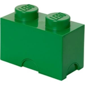 Image of LEGO Storage Brick 2- Dark Green