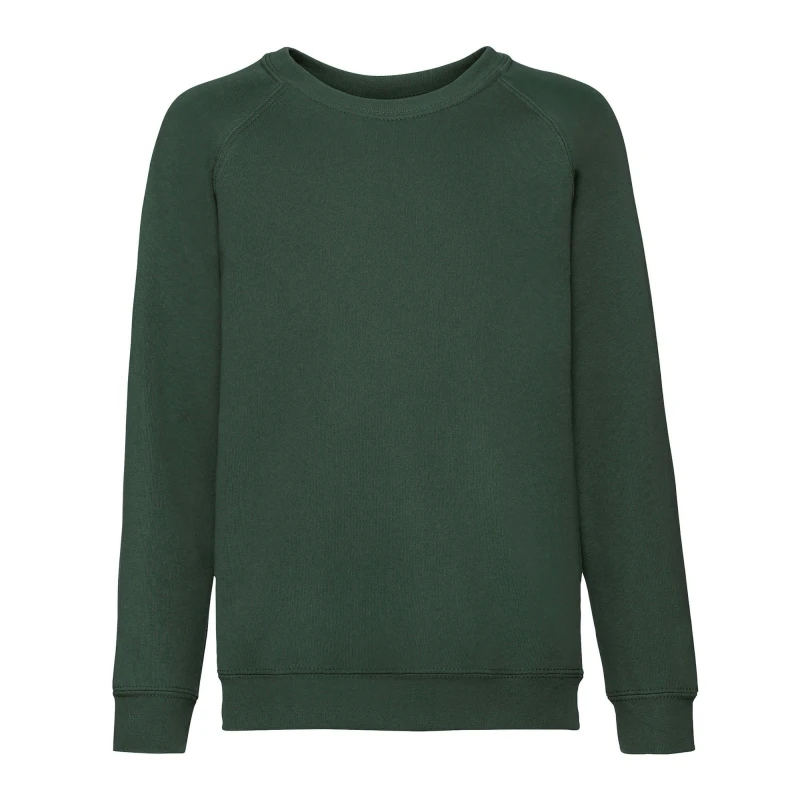 Image of Fruit Of The Loom Classic girls's Children's sweater in Green