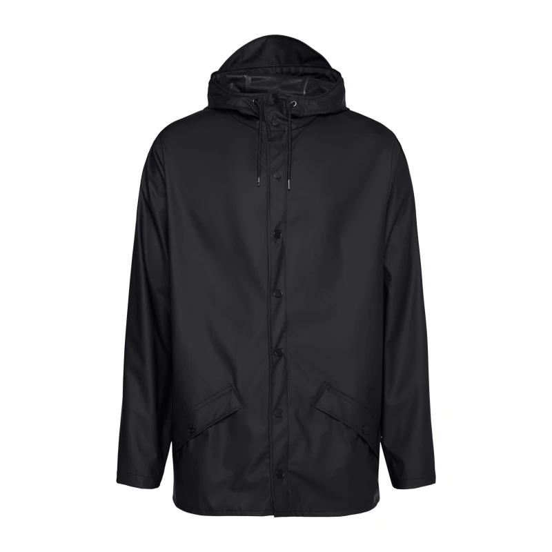 Image of Rains Waterproof Jacket Black 01 unisex X Small