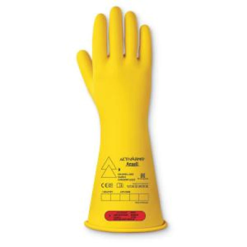 Image of Ansell LOW VOLTAGE ELECTR INSULATING GLOVE CLASS 0 14 SX 11 XXL BESWANRIG014YXXL