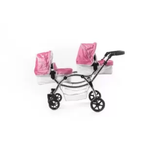 Image of Roma Stephanie Twin Dolls Pram