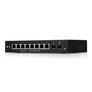 Image of Ubiquiti ES-10XP EdgeSwitch 10XP 10 Port Managed Gigabit POE Switch UK Plug