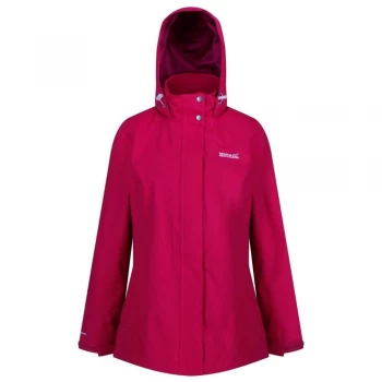 Image of Regatta Daysha Waterproof Jacket - Dark Cerise Colour: Ocean Depths/Sea Blue, Size: 12