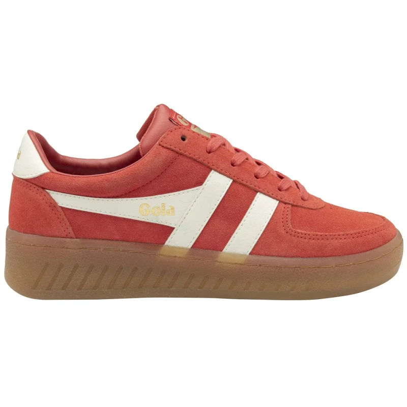 Image of Gola Grandslam Suede Trainers coral/white Women 42 (8)