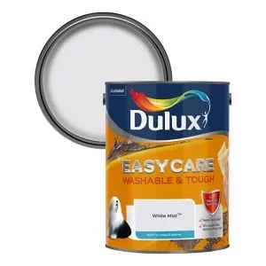 Image of Dulux Easycare Washable & Tough White Mist Matt Emulsion Paint 5L