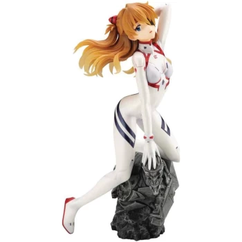 Image of Kotobukiya Evangelion 3.0+1.0 Thrice Upon A Time Ani*Statue - Asuka Shikinami Langley (White Plugsuit Version)