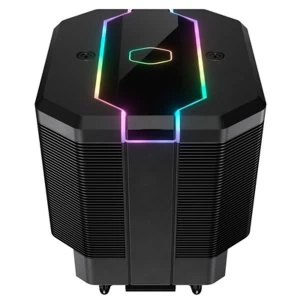 Image of Cooler Master MasterAir MA620M Universal Socket 120mm PWM 2000RPM Addressable RGB LED Fan CPU Cooler with Wired Addressable...