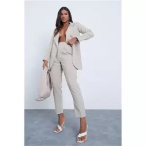 Image of I Saw It First Stone Tailored Trousers - Brown