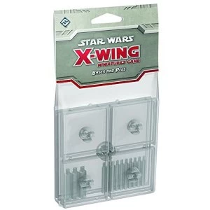 Image of Star Wars X wing Bases and Pegs Accessory Pack Clear