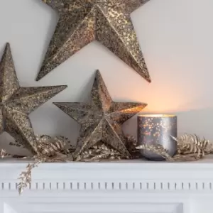 Image of Gallery Interiors Alpha Star Antique Gold / Large