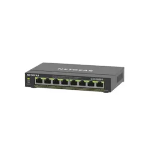 Image of Netgear GS308EPP Managed L2/L3 Gigabit Ethernet (10/100/1000) Power over Ethernet (PoE) Black