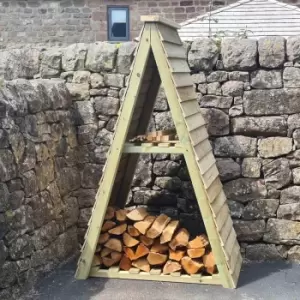Image of Churnet Valley Garden Furniture Churnet Valley Triangle Log Stoe