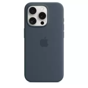 Image of iPhone 15 Pro Max Apple Silicone Case with MagSafe MT1P3ZM/A - Storm Blue