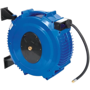 Image of Sealey Retractable Air Hose Reel TPR Hose 10mm 20m