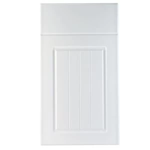 Image of IT Kitchens Chilton White Country Style Drawerline door drawer front W400mm Pack of 1