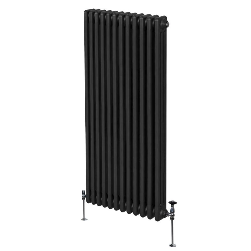 Image of Monstershop Traditional 3 Column Radiator - 1800 X 562Mm - Black 213133