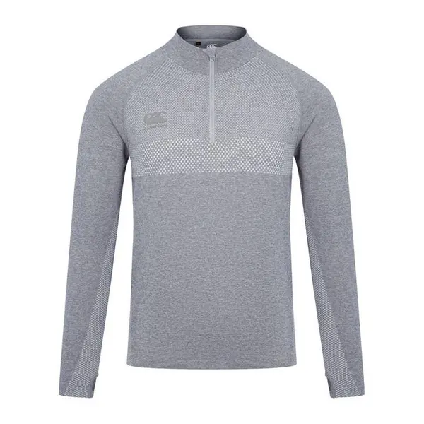 Image of Canterbury Seamless 1/4 Zip Black/Grey XSmall/Small