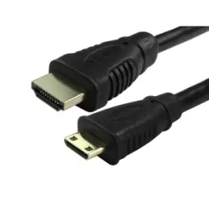 Image of Cables Direct 5m HDMI A to HDMI Mini C Cable