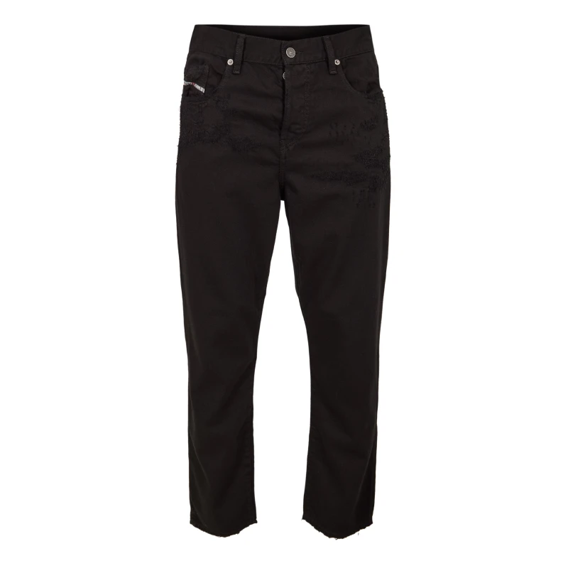 Image of Diesel Mens Vikr Pantal Straight Leg Jeans Caviar male 28W S