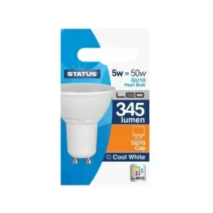 Image of Status International GU10 LED 5W 345 Lumens Cool White Boxed