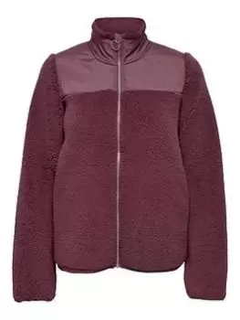 Image of Onpedua Fleece Jacket - Pink, Size XS, Women