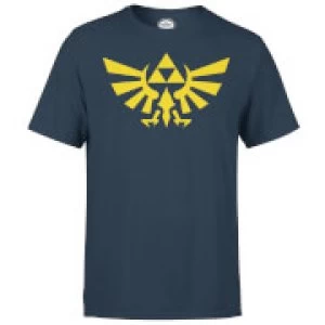 Image of Nintendo The Legend Of Zelda Hyrule Mens T-Shirt - Navy - L