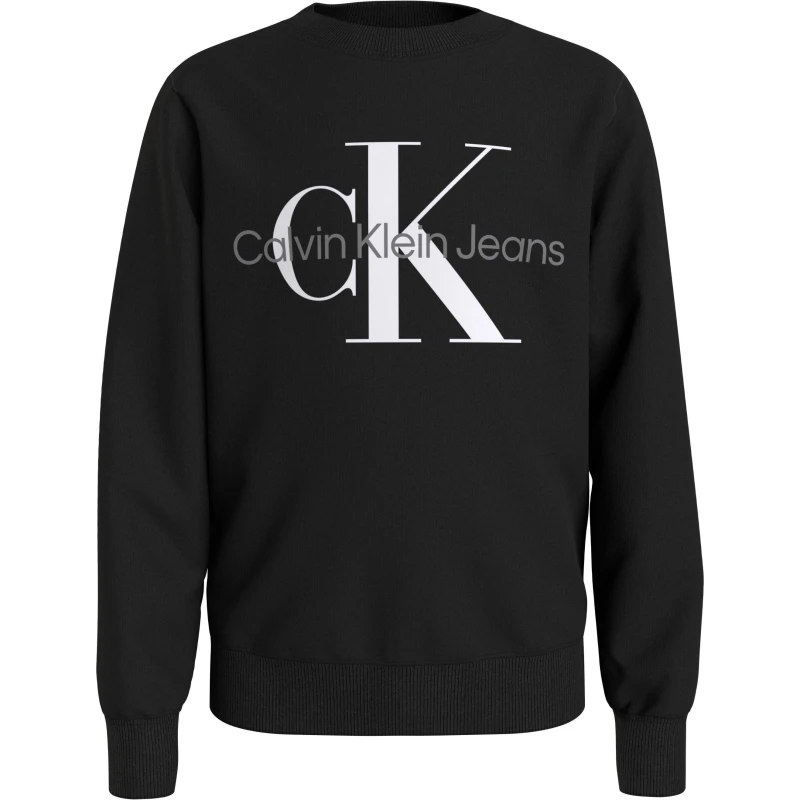 Image of Calvin Klein Jeans Sweatshirt jumior - Black 9 - 10 Years