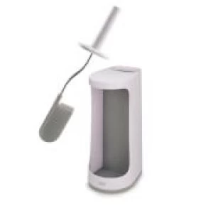Image of Joseph Flex Store Toilet Brush with XL Caddy - Grey/White