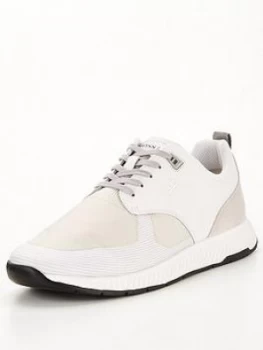 Image of Hugo Boss Titanium Runner Trainers Open White Men