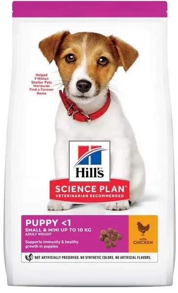 Image of Hill's Science Plan Puppy Sm/Mini Dry Chicken Dog Food 3kg